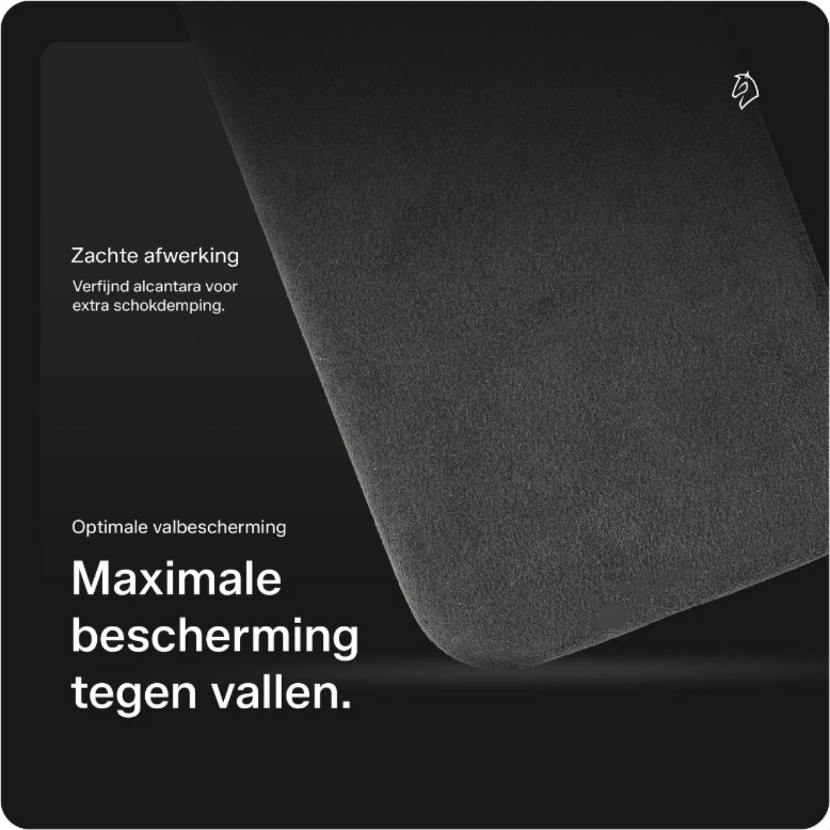 Θήκη iPhone 17 Pro Rosso Avanti Back Cover από Premium Alcantara με MagSafe - Gray (8719246549427)