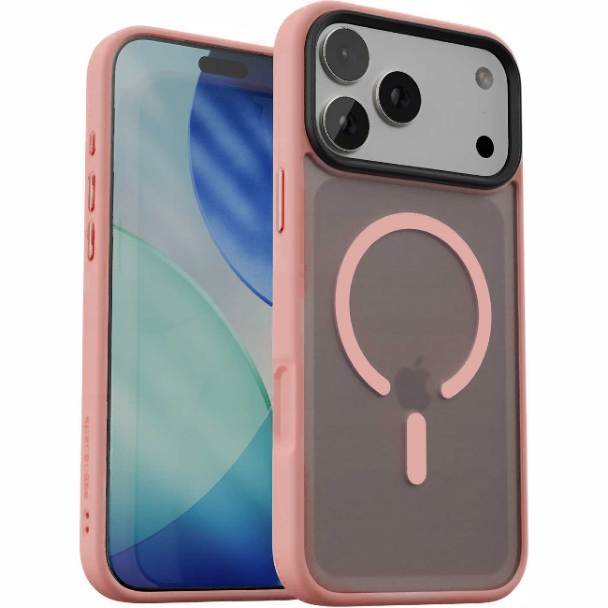 Θήκη iPhone 18 Pro / 17 Pro Spacecase Fusion Mag Ημιδιάφανη Σκληρή με MagSafe - Pink (5905719138103)