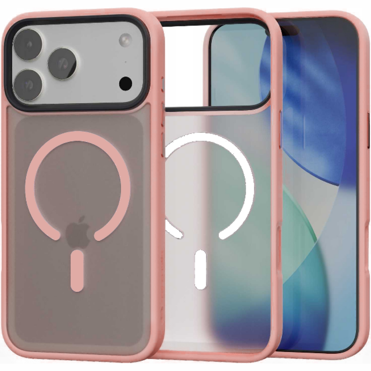 Θήκη iPhone 18 Pro / 17 Pro Spacecase Fusion Mag Ημιδιάφανη Σκληρή με MagSafe - Pink (5905719138103)