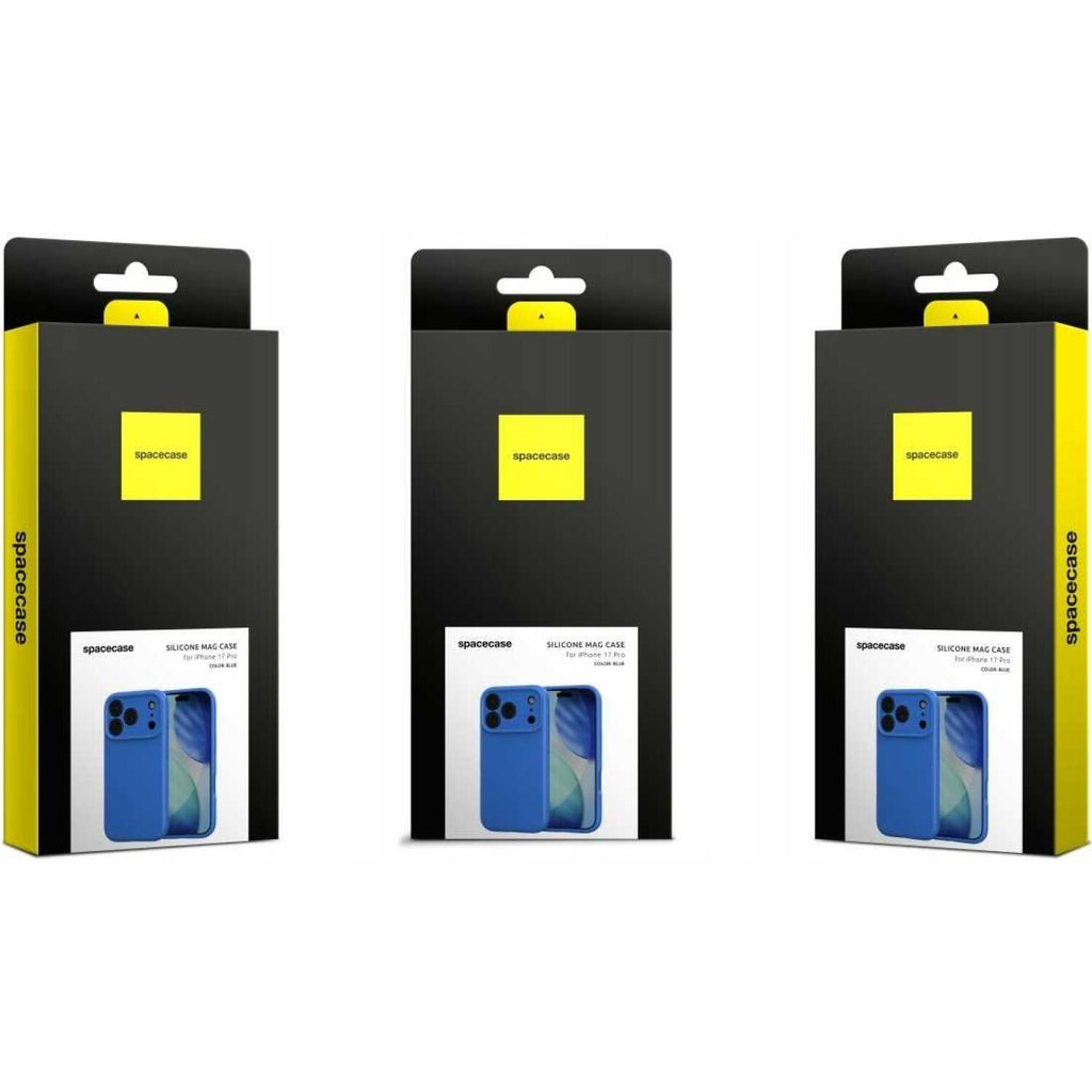 Θήκη iPhone 18 Pro / 17 Pro Spacecase Silicone Mag Case Σιλικόνης με MagSafe - Blue (5905719132163)