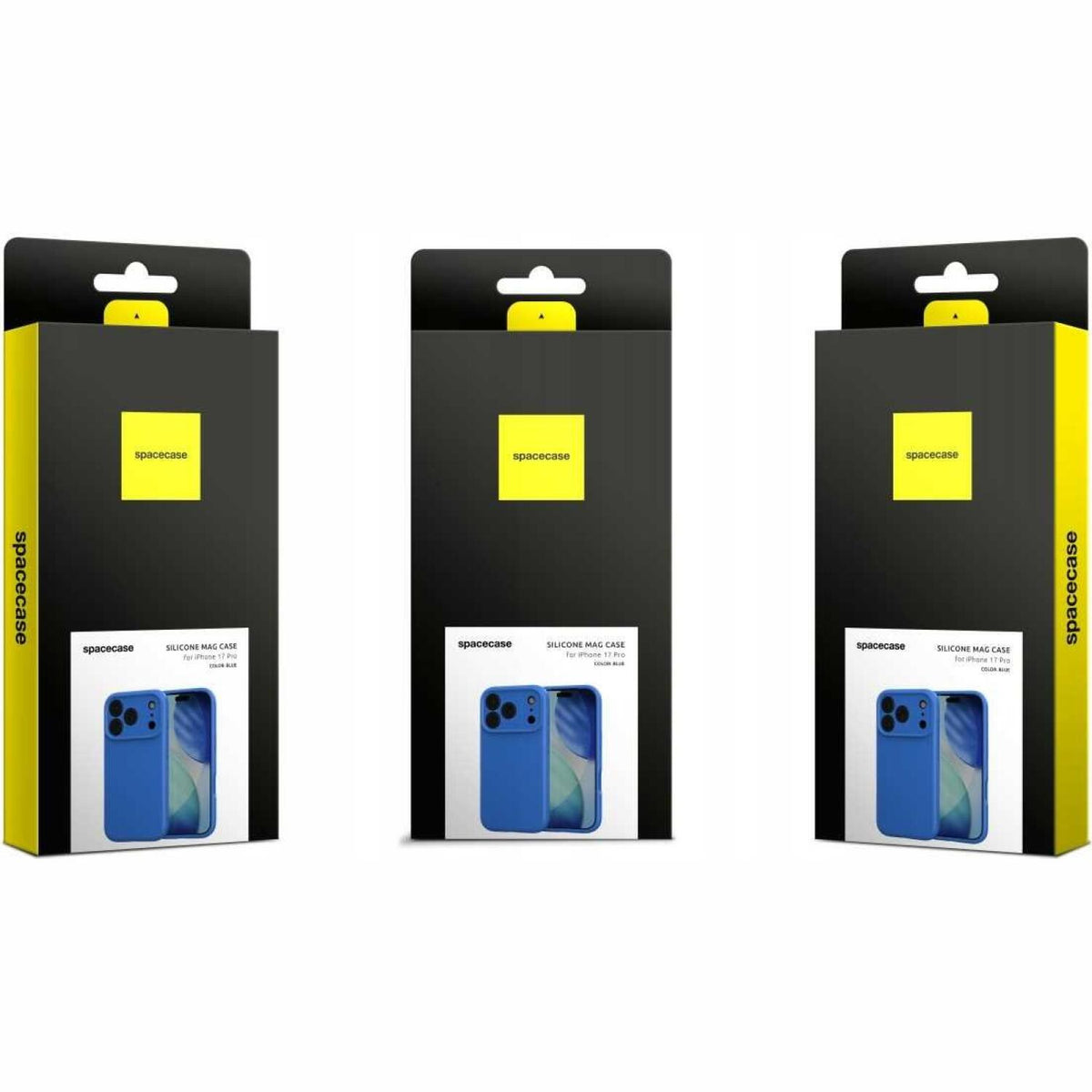 Θήκη iPhone 18 Pro / 17 Pro Spacecase Silicone Mag Case Σιλικόνης με MagSafe - Blue (5905719132163)