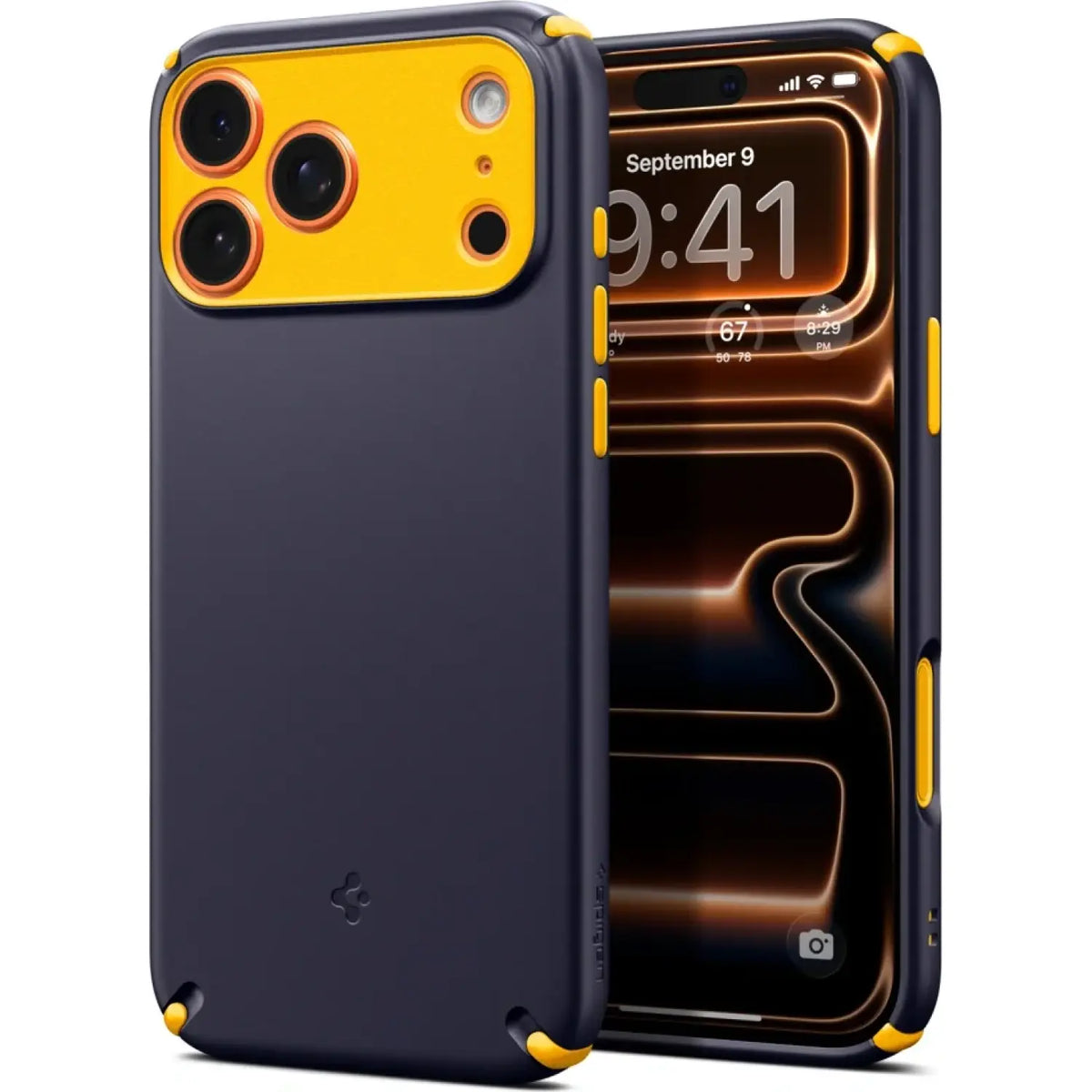 Θήκη iPhone 17 Pro Spigen Nano Pop Hybrid MagFit Ανθεκτική Σκληρή με MagSafe - Blueberry Navy (ACS11149)