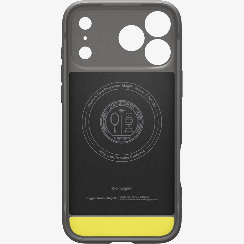 Θήκη iPhone 17 Pro Spigen Rugged Armor MagFit Ανθεκτική με MagSafe - Gray (ACS10330)