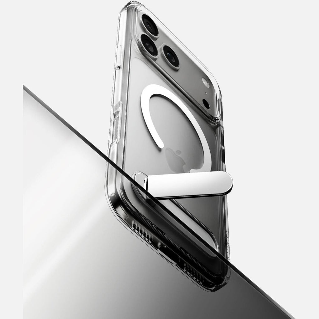 Θήκη iPhone 17 Pro Spigen Ultra Hybrid S MagFit Σκληρή με MagSafe - Clear / White (ACS09946)