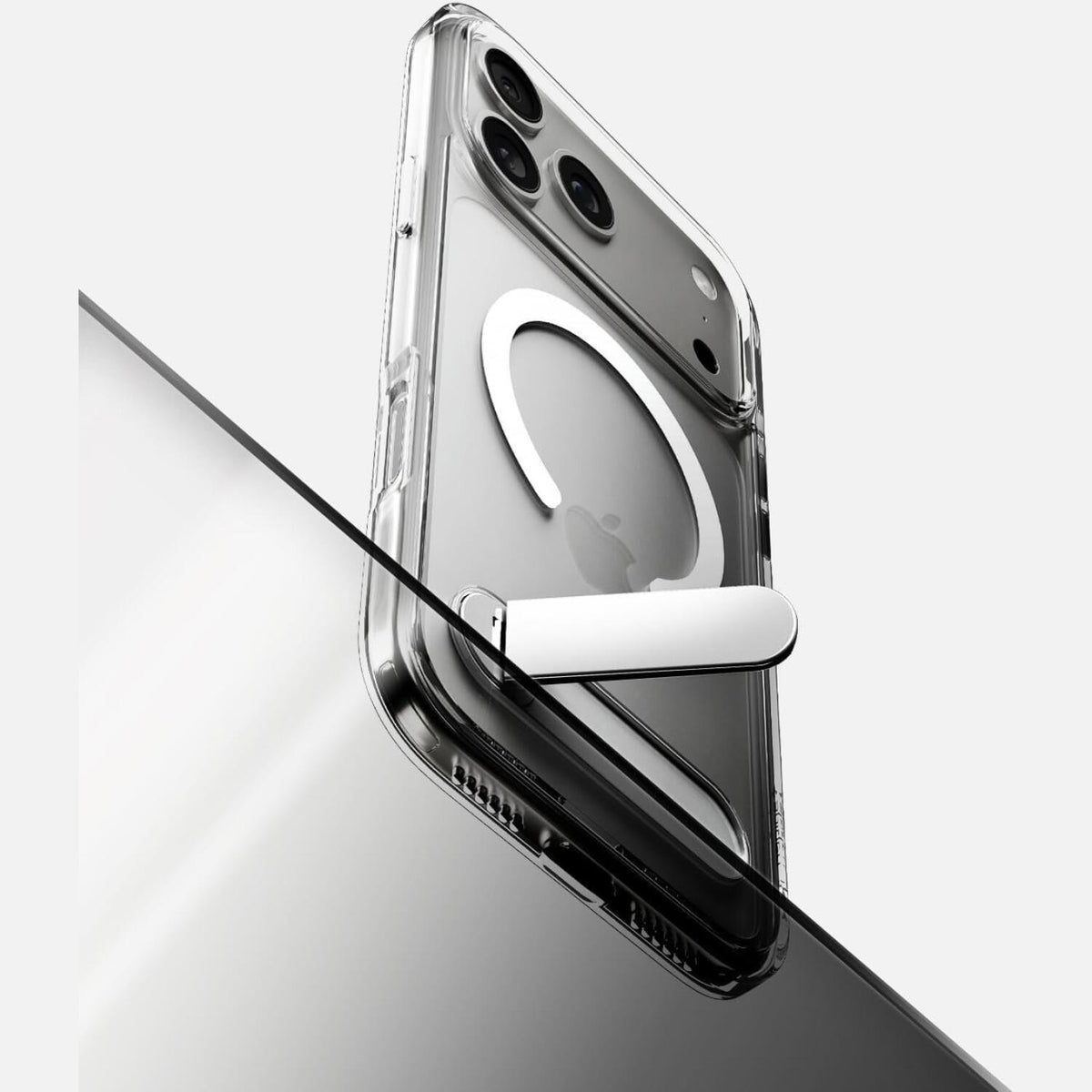 Θήκη iPhone 17 Pro Spigen Ultra Hybrid S MagFit Σκληρή με MagSafe - Clear / White (ACS09946)