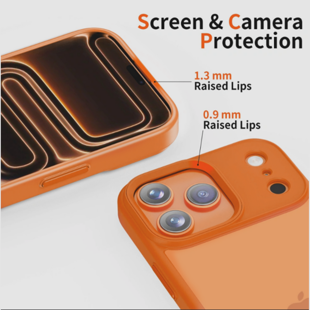 Θήκη iPhone 17 Pro Tech-Protect MagMat Σκληρή Ημιδιάφανη - Matte Cosmic Orange (5906302333967)