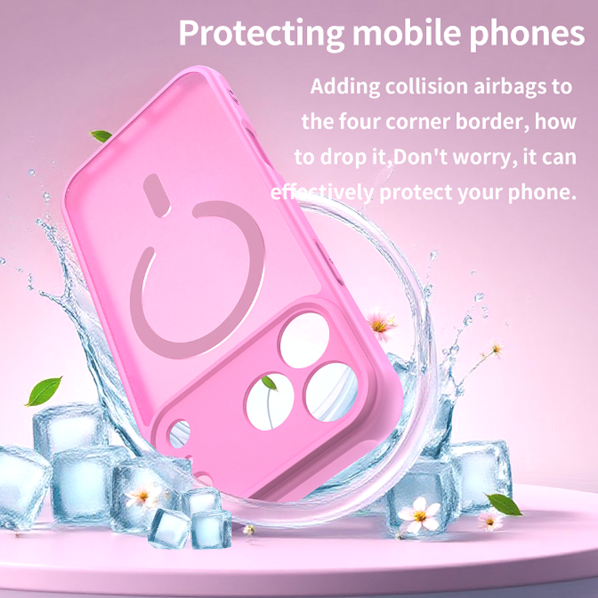 Θήκη iPhone 17 Pro Techsuit HaloFrost II MagSafe Σκληρή Ημιδιάφανη με MagSafe - Pink (5949419325821)