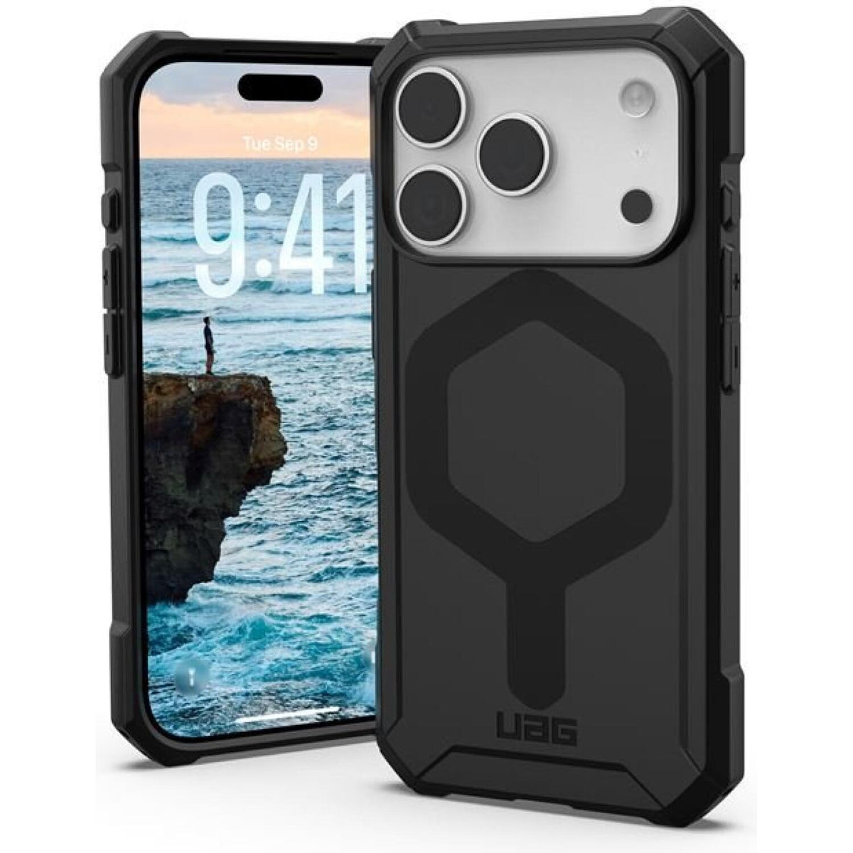 Θήκη iPhone 17 Pro UAG Essential Armor Ανθεκτική Σιλικόνης με MagSafe - Black (114540114040)