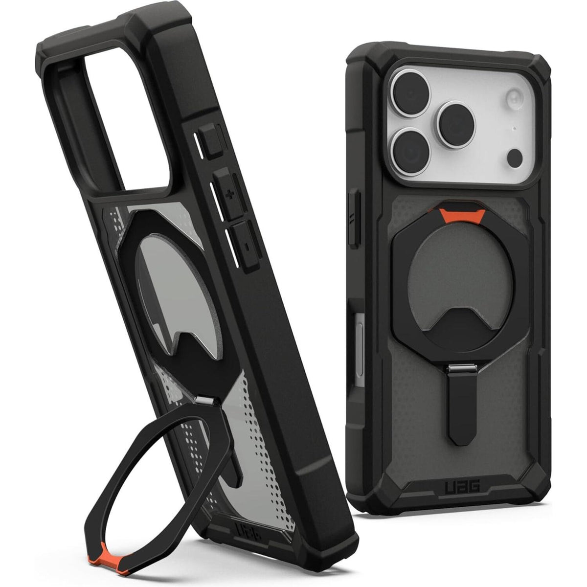 Θήκη iPhone 17 Pro UAG Plasma XTE Ανθεκτική με MagSafe & Kickstand - Black / Pop Orange (114527114097)