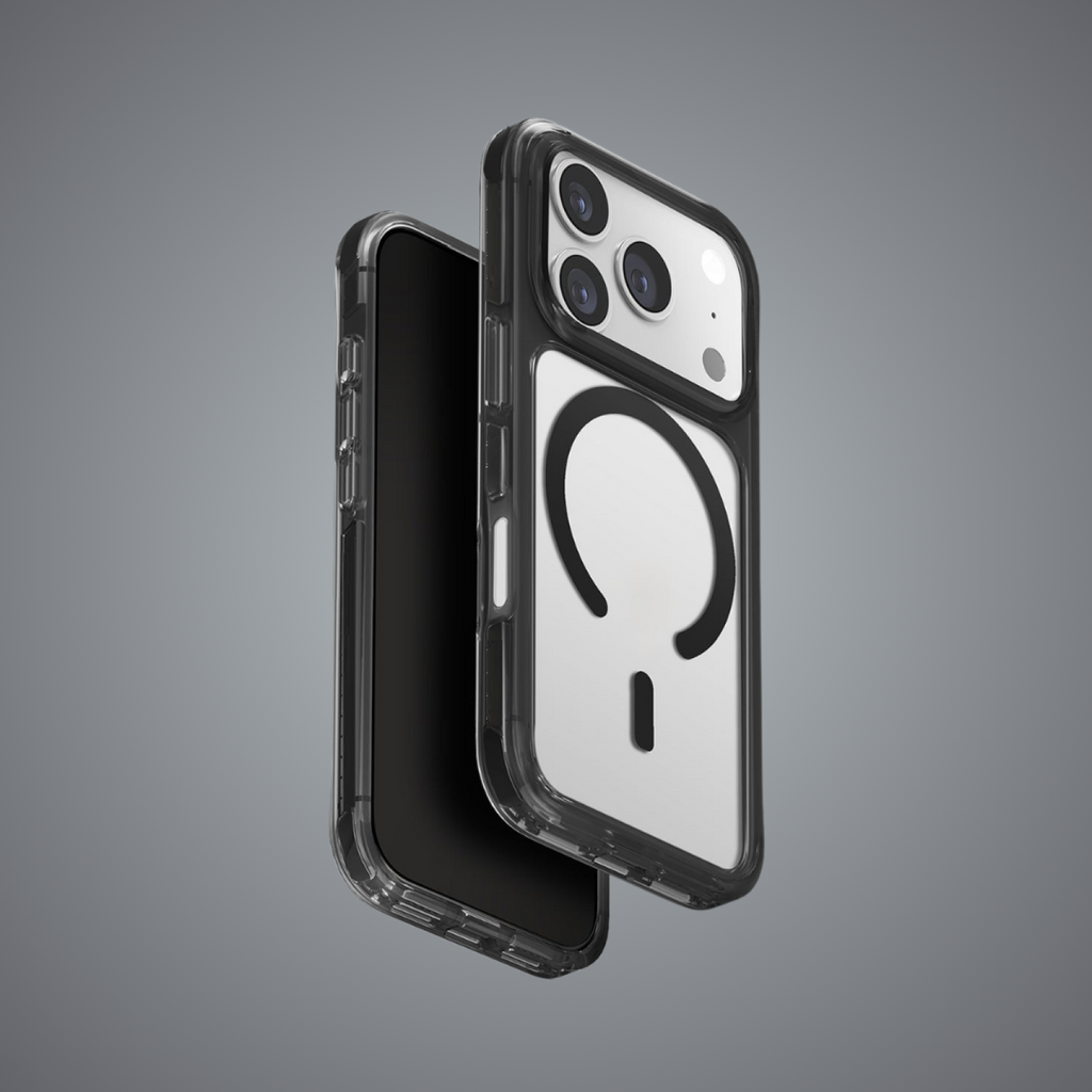 Θήκη iPhone 17 Pro Uniq Combat MagClick Ανθεκτική με MagSafe - Carbon Black (UNIQ-IP6.3P(2025)-COMMCBLK)