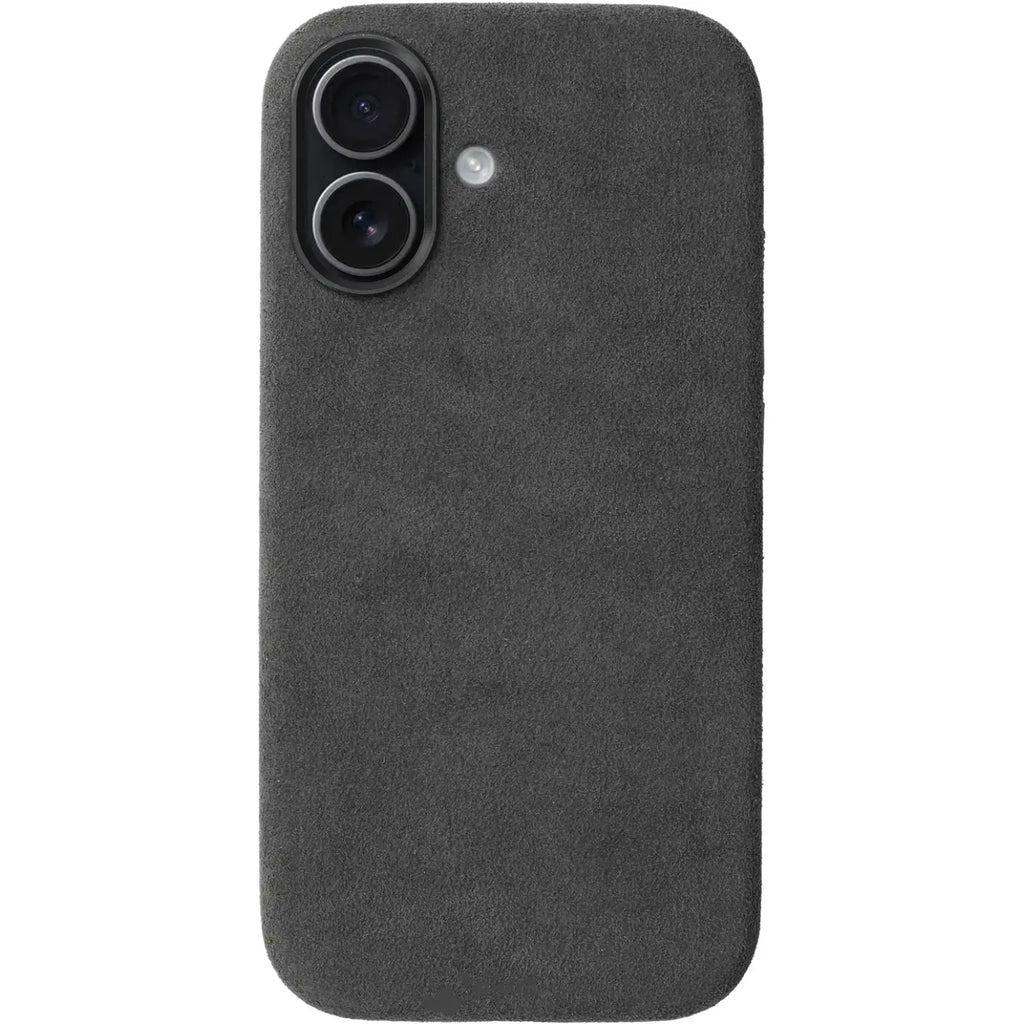 Θήκη iPhone 17 Rosso Avanti Back Cover από Premium Alcantara με MagSafe - Gray (8719246549373)