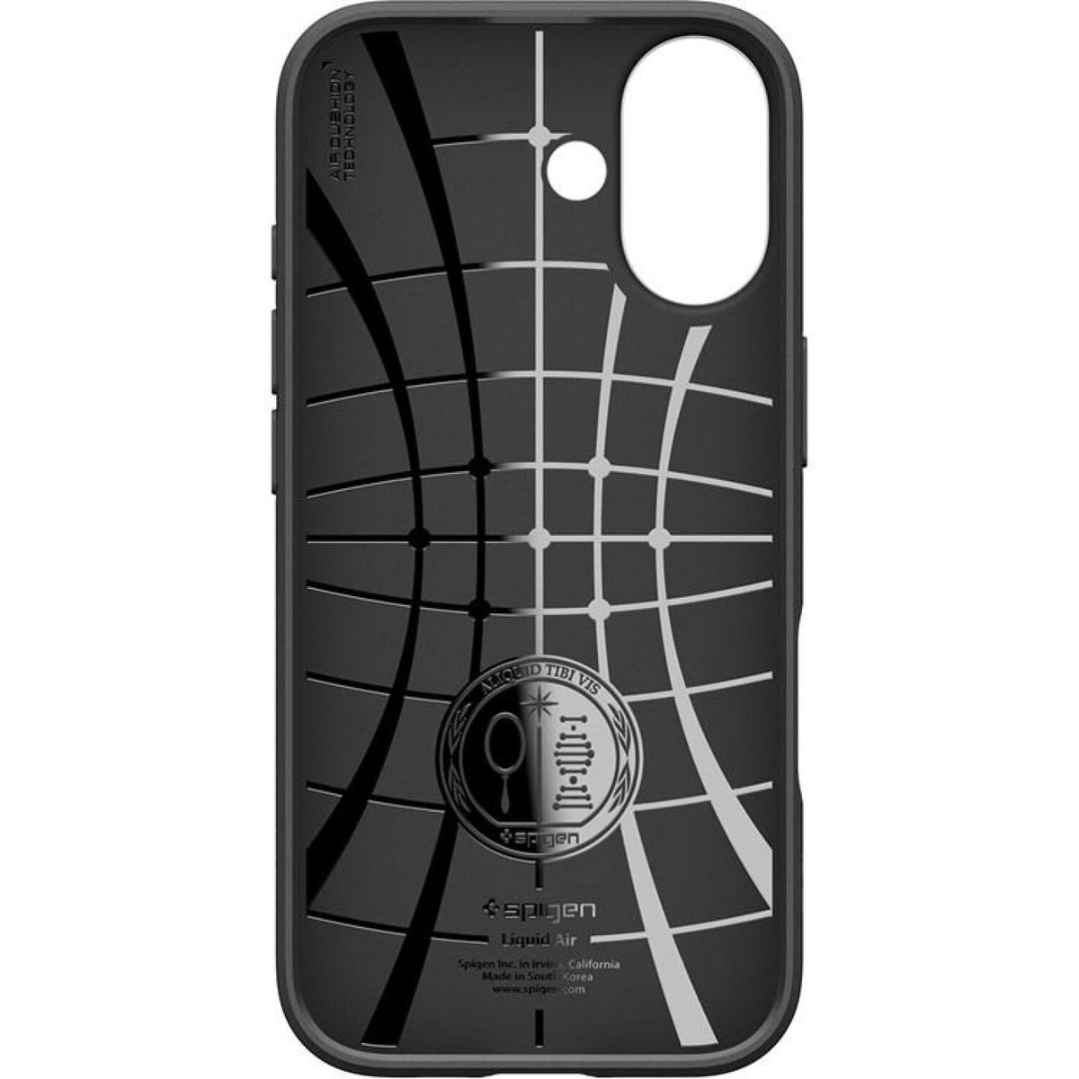 Θήκη iPhone 17 Spigen Liquid Air Ανθεκτική Σιλικόνης - Matte Black (ACS10369)
