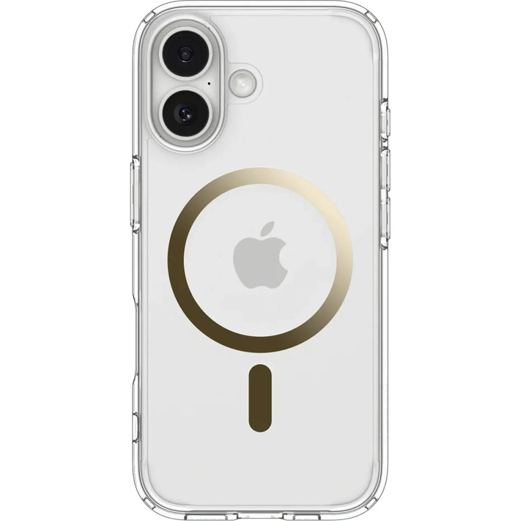 Θήκη iPhone 17 Spigen Ultra Hybrid MagFit Ανθεκτική Σκληρή με MagSafe - Clear / Gold (ACS10382)