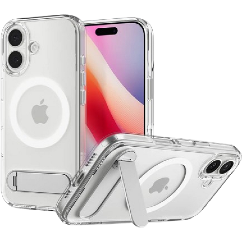 Θήκη iPhone 17 Spigen Ultra Hybrid S MagFit Σκληρή με MagSafe - Clear / White (ACS09981)