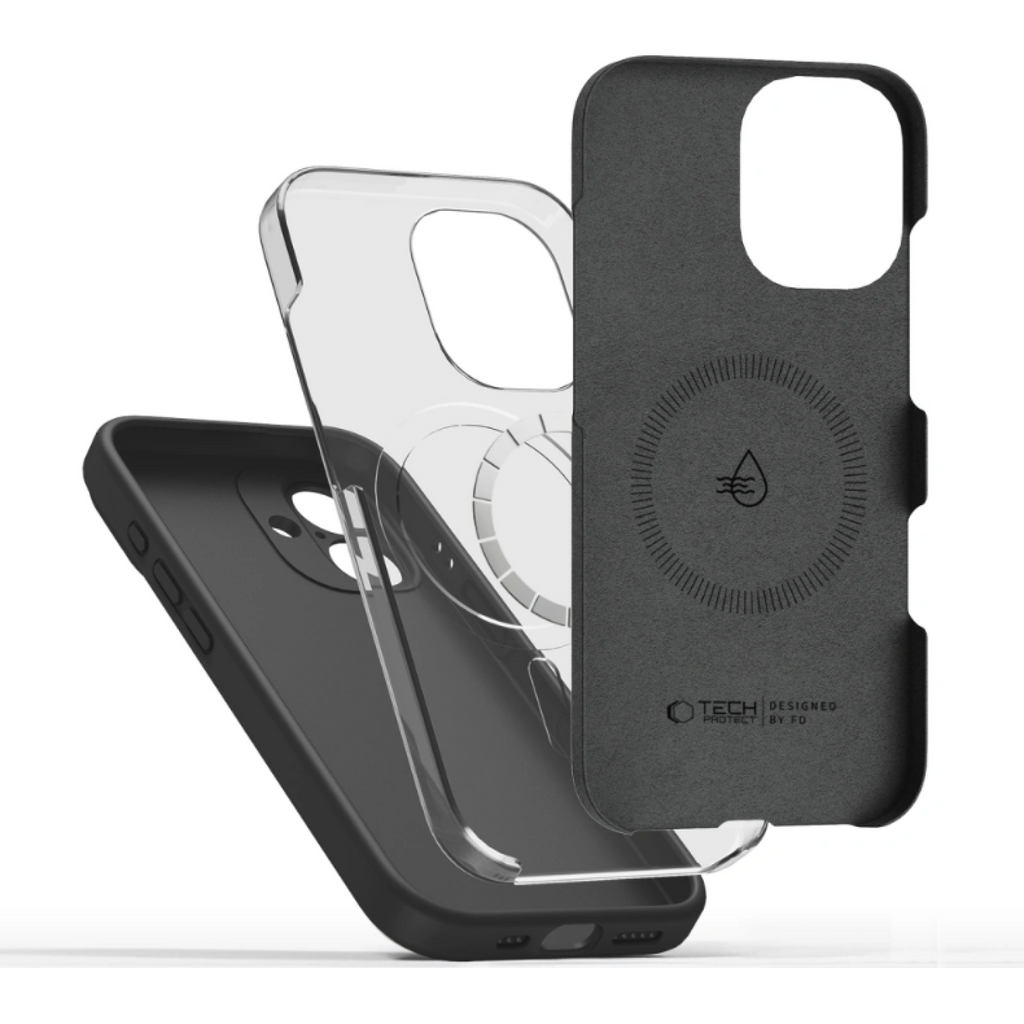 Θήκη iPhone 17 Tech-Protect Silicone MagSafe Σιλικόνης με MagSafe - Black (5906302330133)