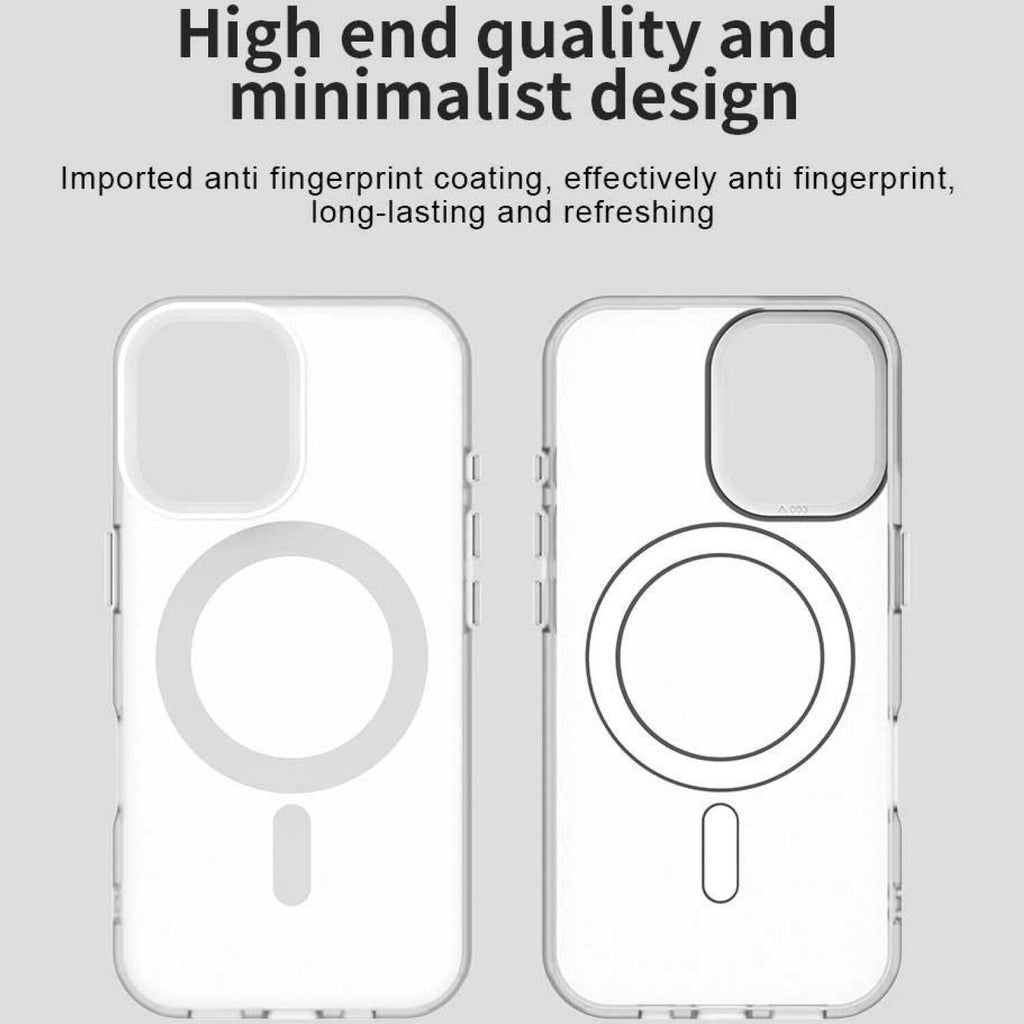 Θήκη iPhone 17 Techsuit CandyCase Σκληρή Ημιδιάφανη με MagSafe - White (5949419313408)