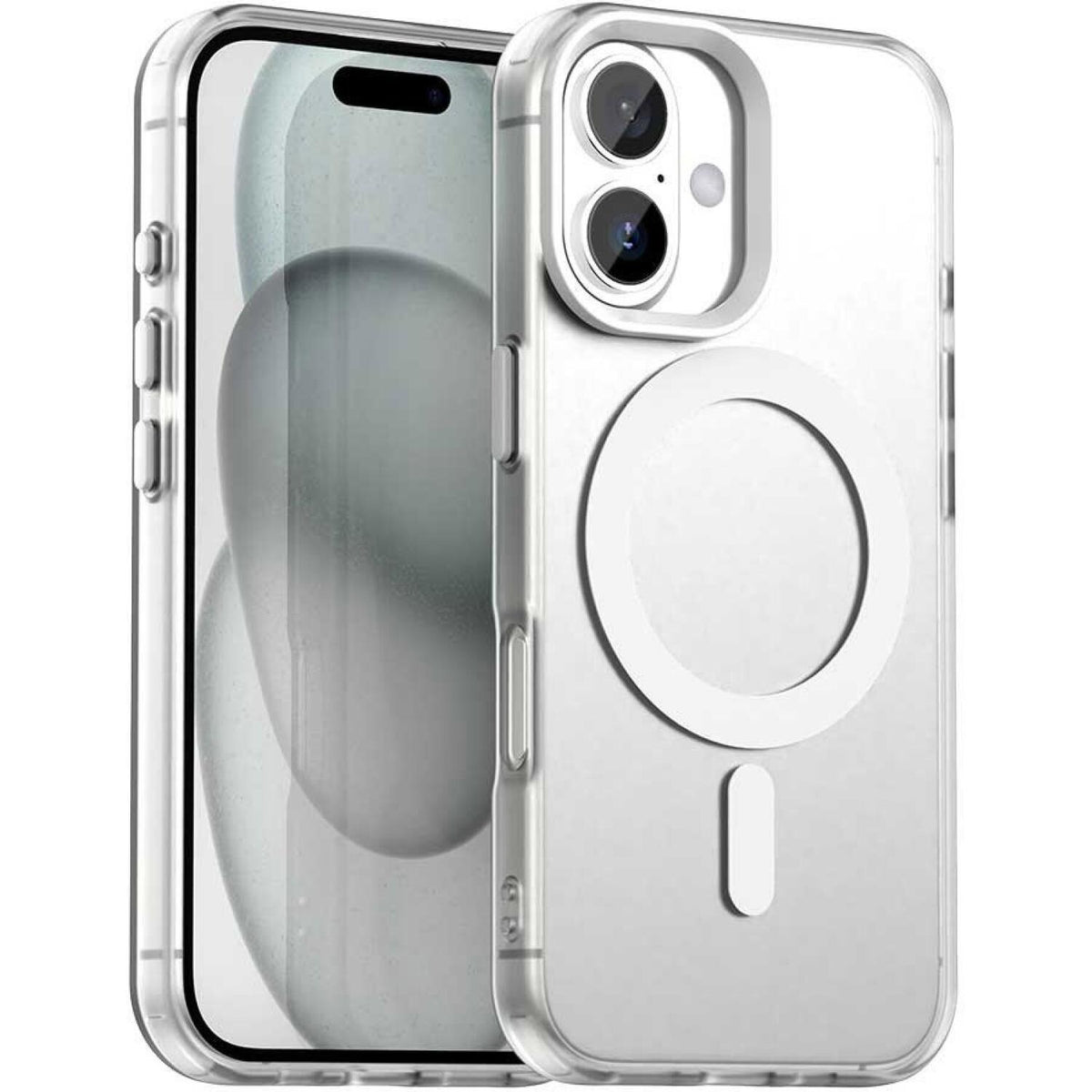 Θήκη iPhone 17 Techsuit CandyCase Σκληρή Ημιδιάφανη με MagSafe - White (5949419313408)