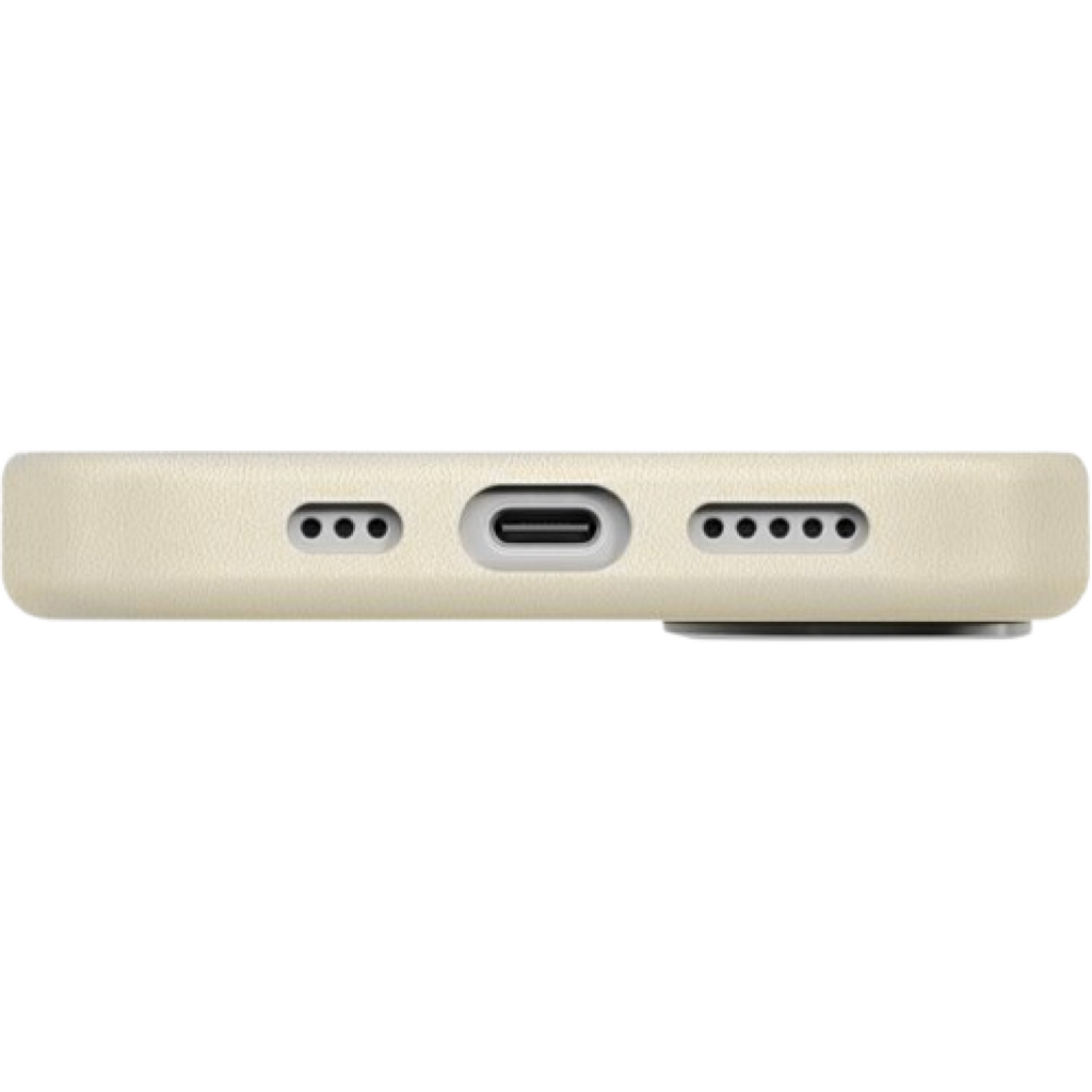 Θήκη iPhone 17 Uniq Lyden Ανθεκτική με MagSafe από Premium Vegan Δέρμα & Μεταλλικό Πλαίσιο Κάμερας - Clay (UNIQ-IP6.3(2025)-L