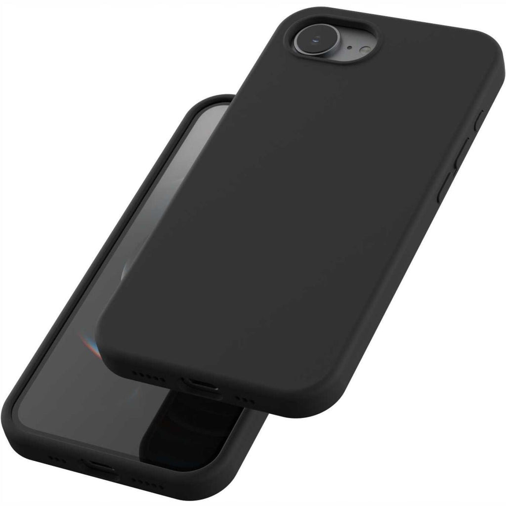 Θήκη iPhone 17e / 16e Spacecase Silicone Mag Case Σιλικόνης με MagSafe - Black (5905719138769)