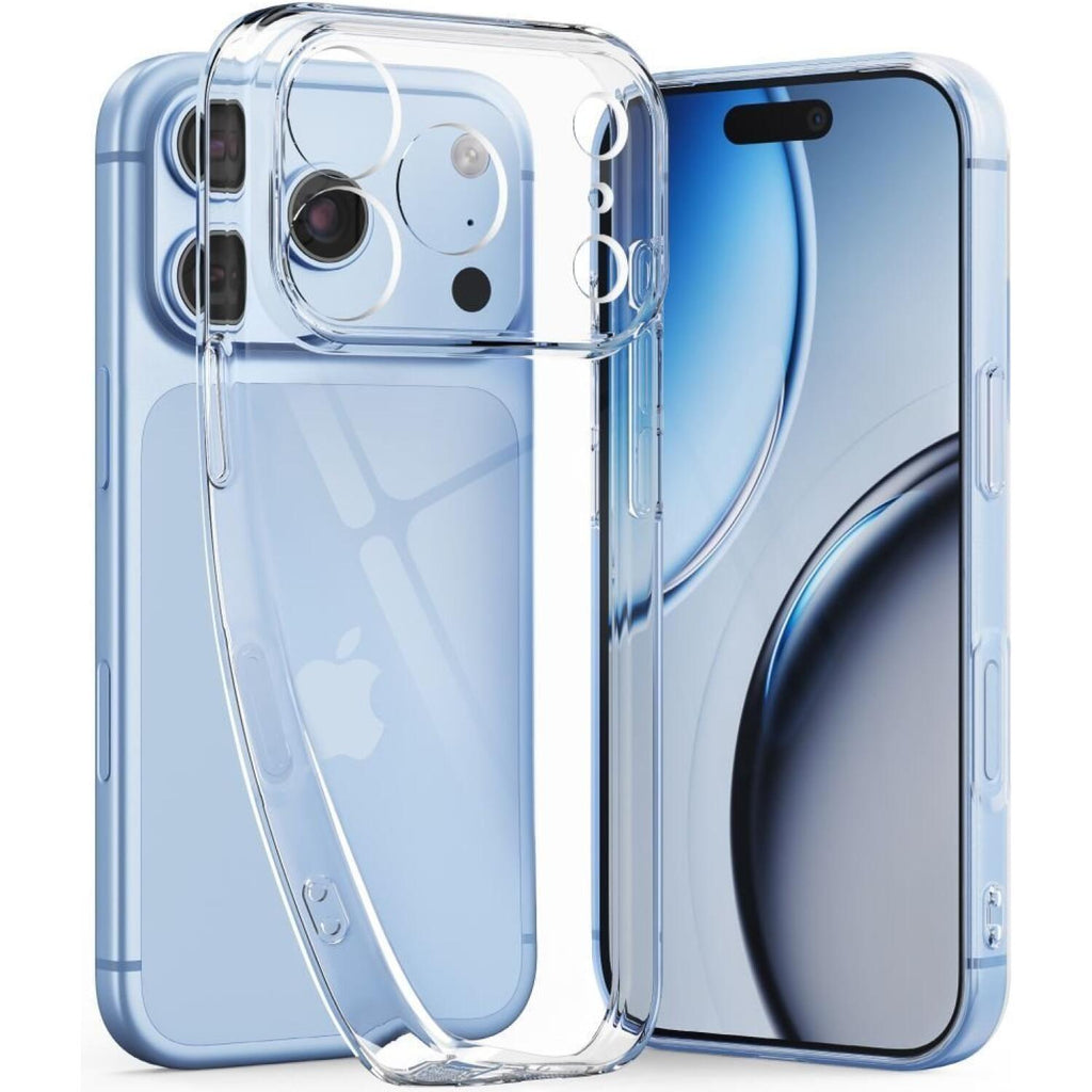Θήκη iPhone 18 Pro / 17 Pro Tech-Protect FlexAir Διάφανη Σιλικόνης - Clear (5906302325085)