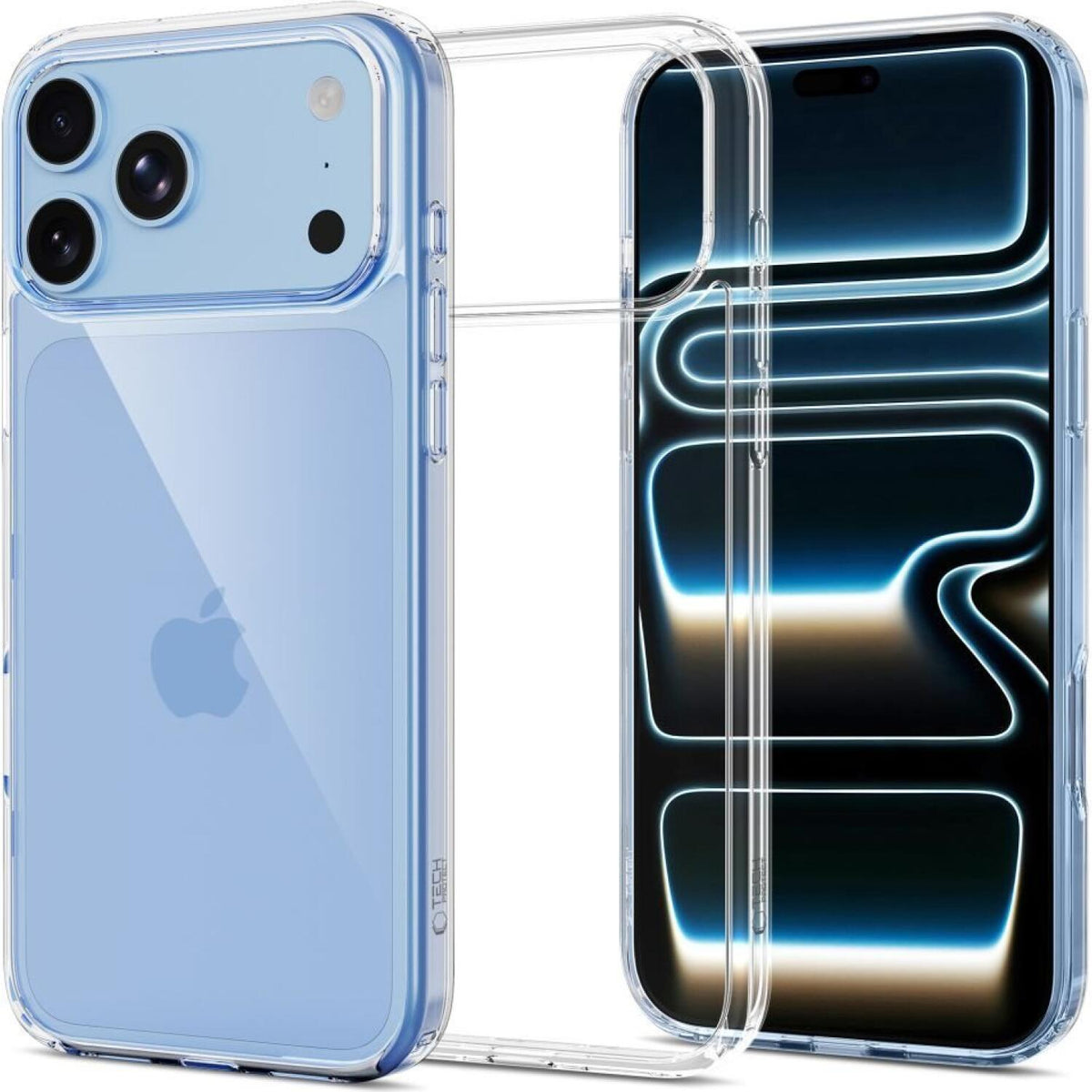 Θήκη iPhone 18 Pro / 17 Pro Tech-Protect FlexAir Hybrid Σκληρή Διάφανη - Clear (5906302325108)