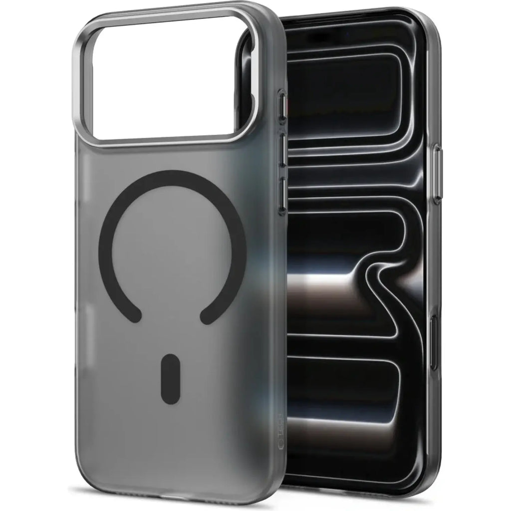 Θήκη iPhone 18 Pro / 17 Pro Tech-Protect MagZero Ημιδιάφανη Σκληρή με MagSafe - Matte Black (5906302324835)