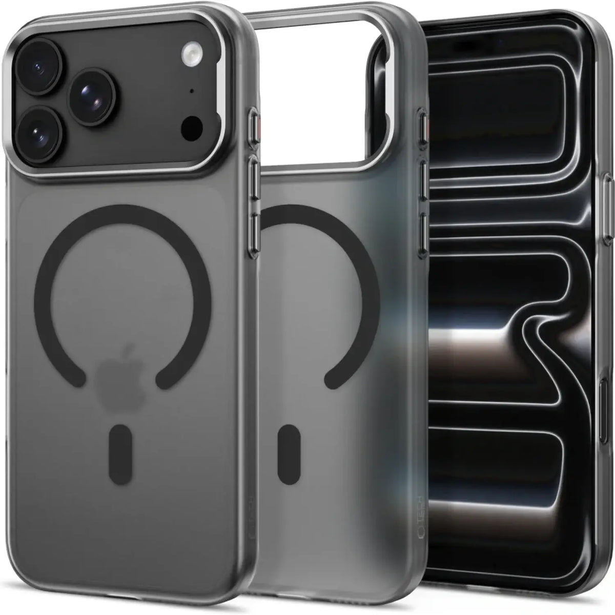 Θήκη iPhone 18 Pro / 17 Pro Tech-Protect MagZero Ημιδιάφανη Σκληρή με MagSafe - Matte Black (5906302324835)