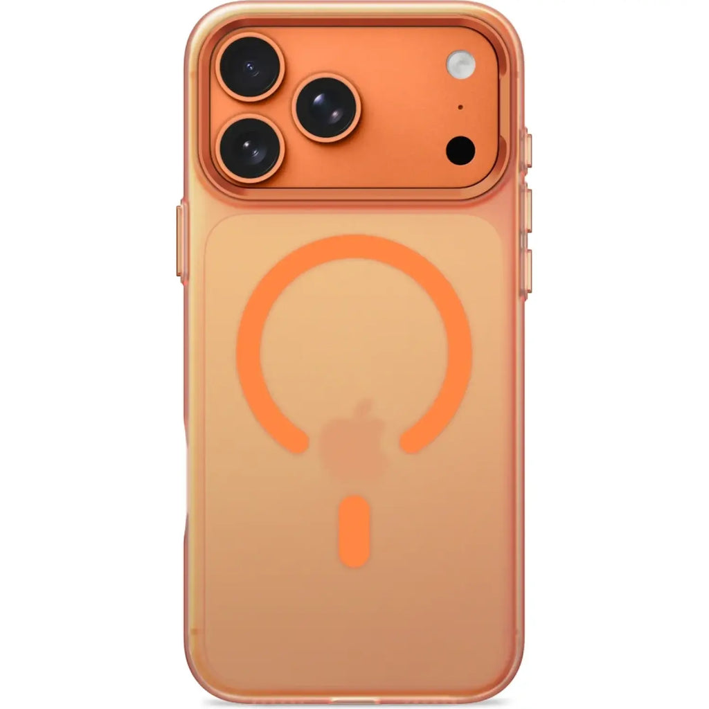 Θήκη iPhone 18 Pro / 17 Pro Tech-Protect MagZero Ημιδιάφανη Σκληρή με MagSafe - Matte Cosmic Orange (5906302324873)