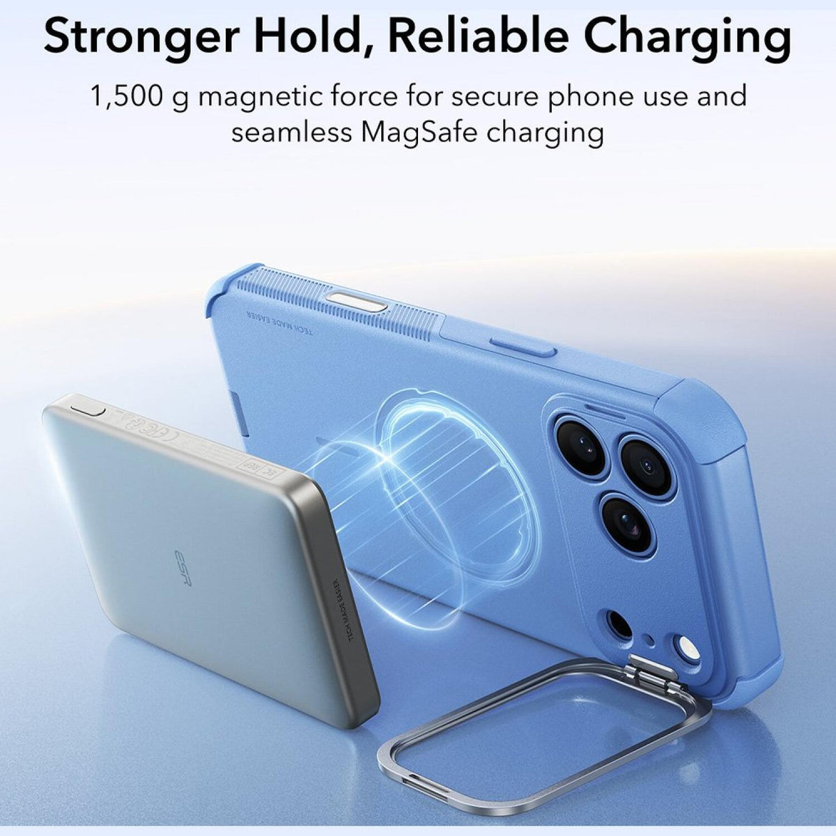 Θήκη iPhone 18 Pro Max / 17 Pro Max ESR Cyber Tough Magnetic with Flex Stand Ανθεκτική με MagSafe / Kickstand & Κάλυμμα για C