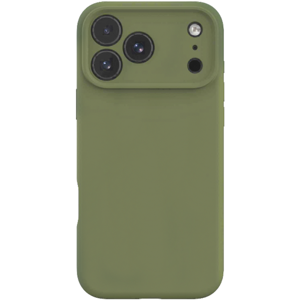 Θήκη iPhone 18 Pro Max / 17 Pro Max Spacecase Silicone Mag Case Σιλικόνης με MagSafe - Olive Green (5905719143336)