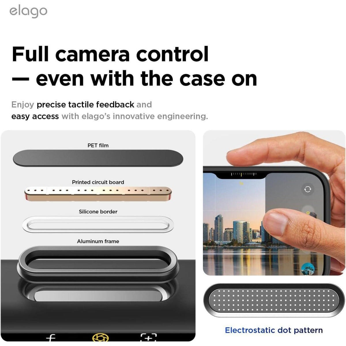 Θήκη iPhone Air Elago Magnetic Silicone Case Premium Σιλικόνης με MagSafe - Black (ES17MSSC66AIR-BK)