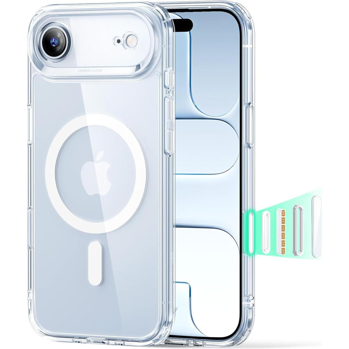 Θήκη iPhone Air ESR Classic Hybrid Magnetic Ανθεκτική με MagSafe & Κάλυμμα για Camera Control - Clear (4894240282915)
