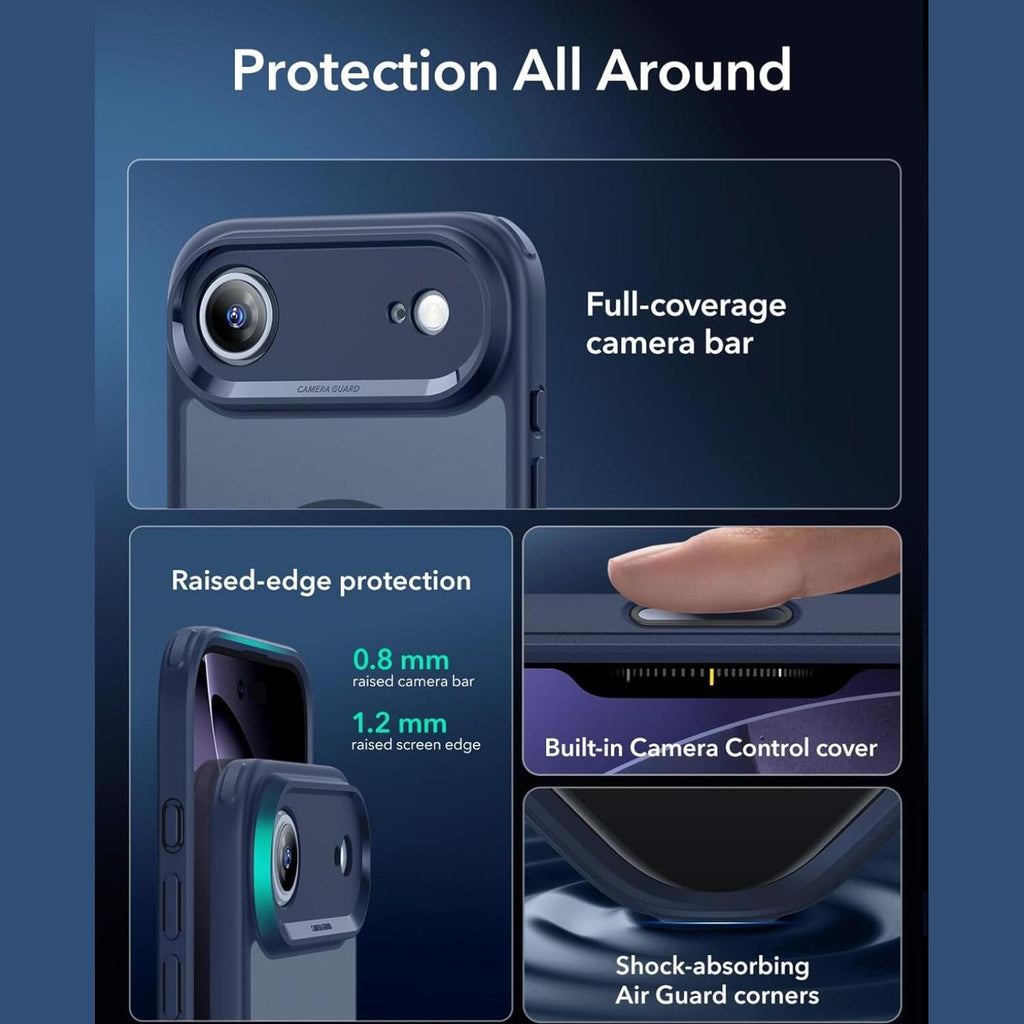 Θήκη iPhone Air ESR Classic Hybrid Magnetic Ανθεκτική με MagSafe & Κάλυμμα για Camera Control - Frosted Blue (4894240288214)
