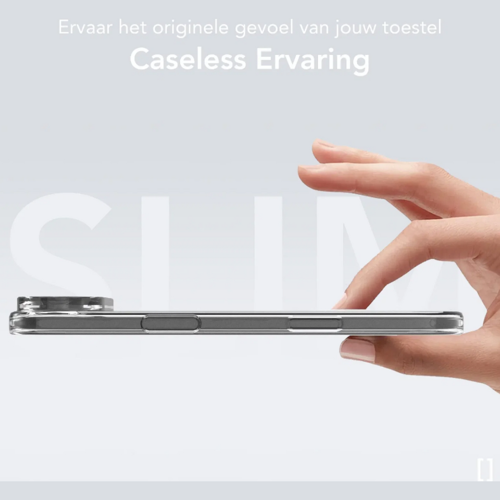 Θήκη iPhone Air Nekit Bare Thin Case Σκληρή Λεπτή Διάφανη με MagSafe 1.2mm - Transparent (8719246595196)