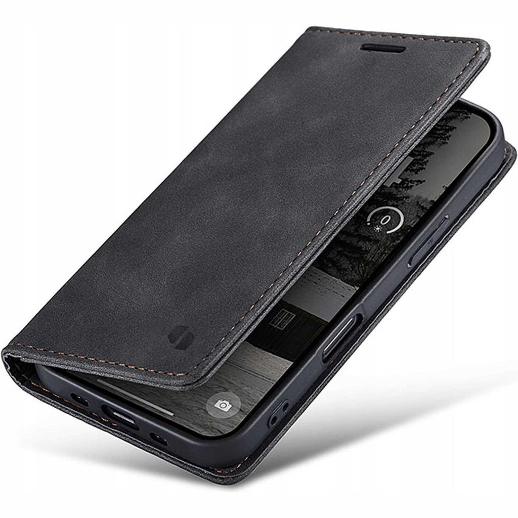 Θήκη iPhone Air Spacecase Wallet Πορτοφόλι - Black (5905719132309)