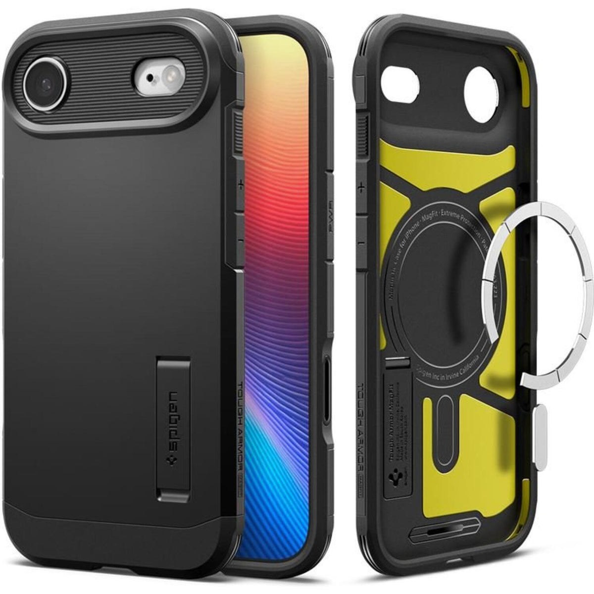 Θήκη iPhone Air Spigen Tough Armor T MagFit Ανθεκτική με Κάλυμμα για Camera Control & MagSafe - Black (ACS10324)