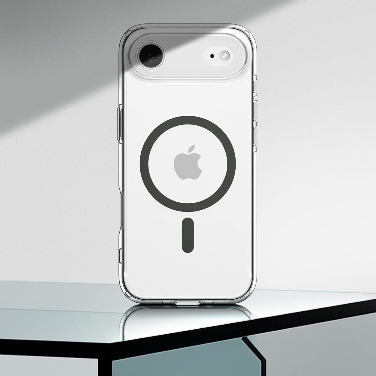 Θήκη iPhone Air Spigen Ultra Hybrid MagFit Ανθεκτική Σκληρή με MagSafe - Clear / Graphite (ACS10314)