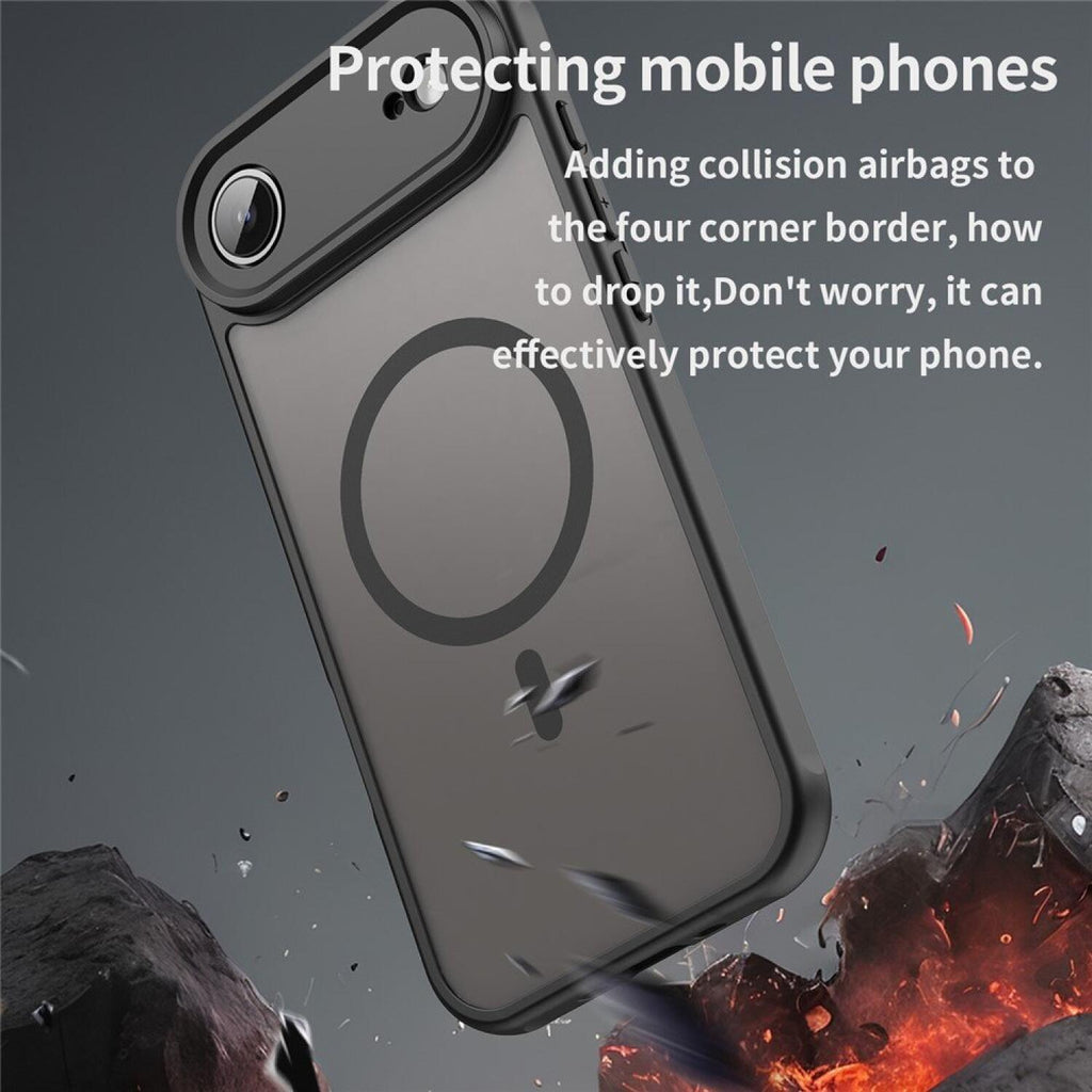 Θήκη iPhone Air Techsuit HaloFrost II MagSafe Σκληρή Ημιδιάφανη με MagSafe - Black (5949419296770)