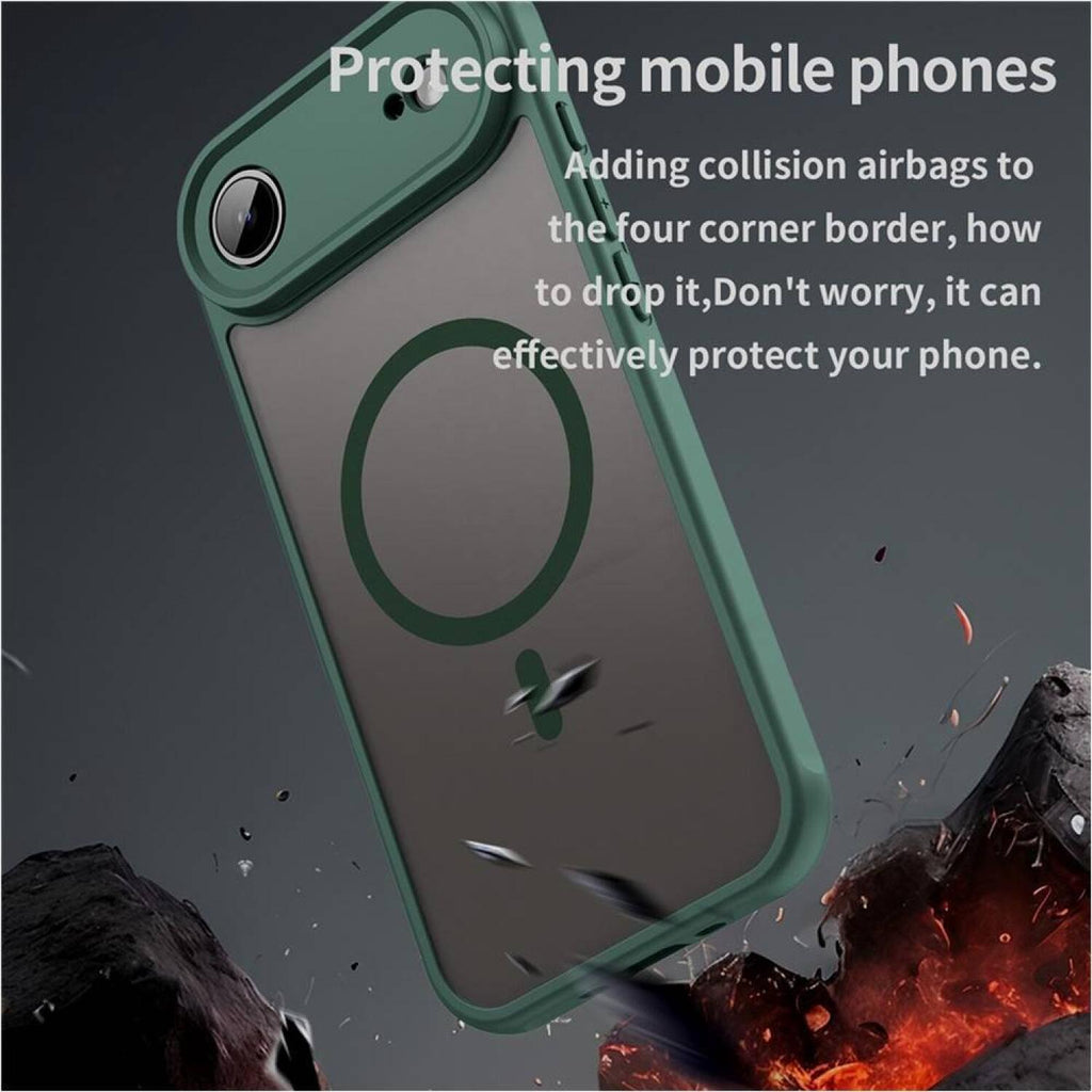 Θήκη iPhone Air Techsuit HaloFrost II MagSafe Σκληρή Ημιδιάφανη με MagSafe - Green (5949419296763)