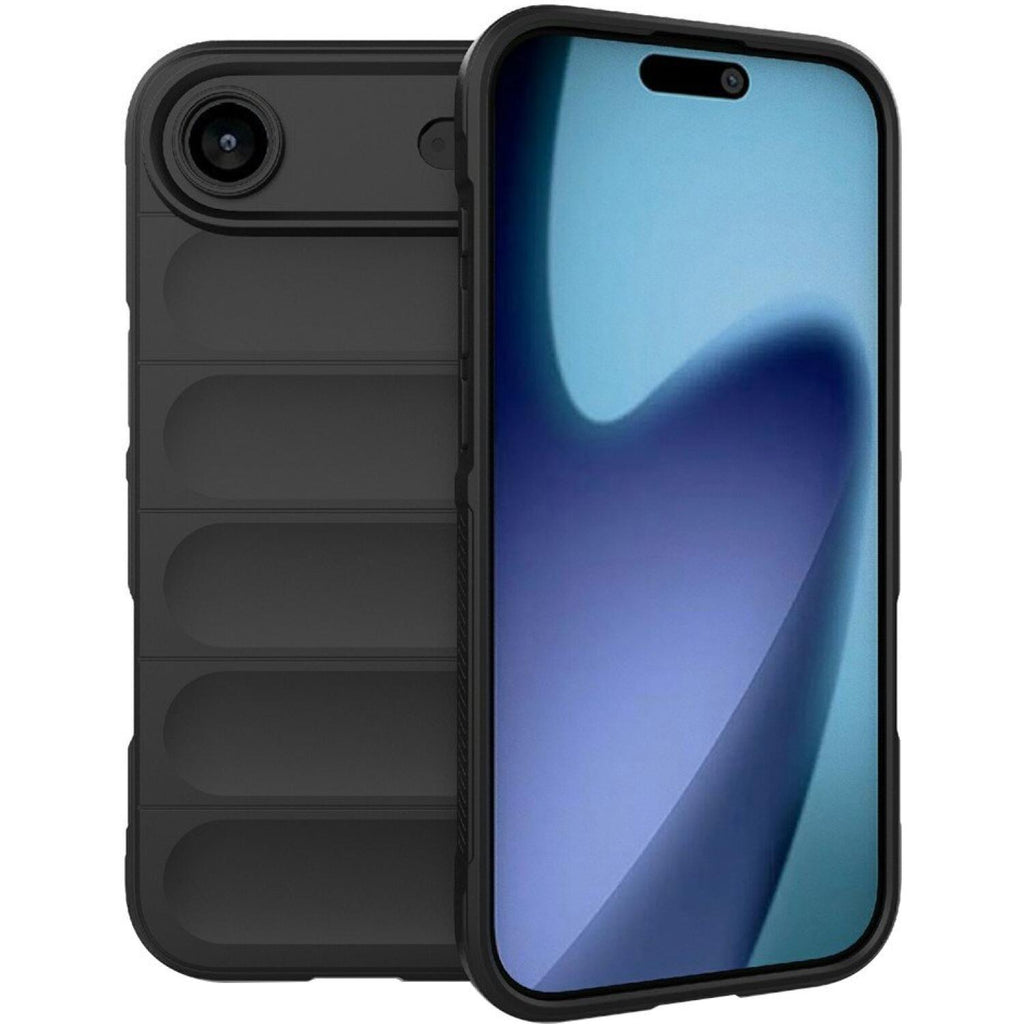 Θήκη iPhone Air Techsuit Magic Shield Σιλικόνης - Black (5949419290334)