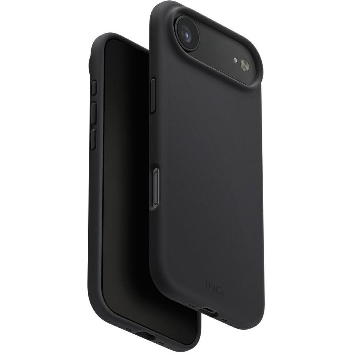 Θήκη iPhone Air Uniq Lino MagClick Ανθεκτική Premium Σιλικόνης με MagSafe - Charcoal Grey (UNIQ-IP6.6(2025)-LINOMCGRY)
