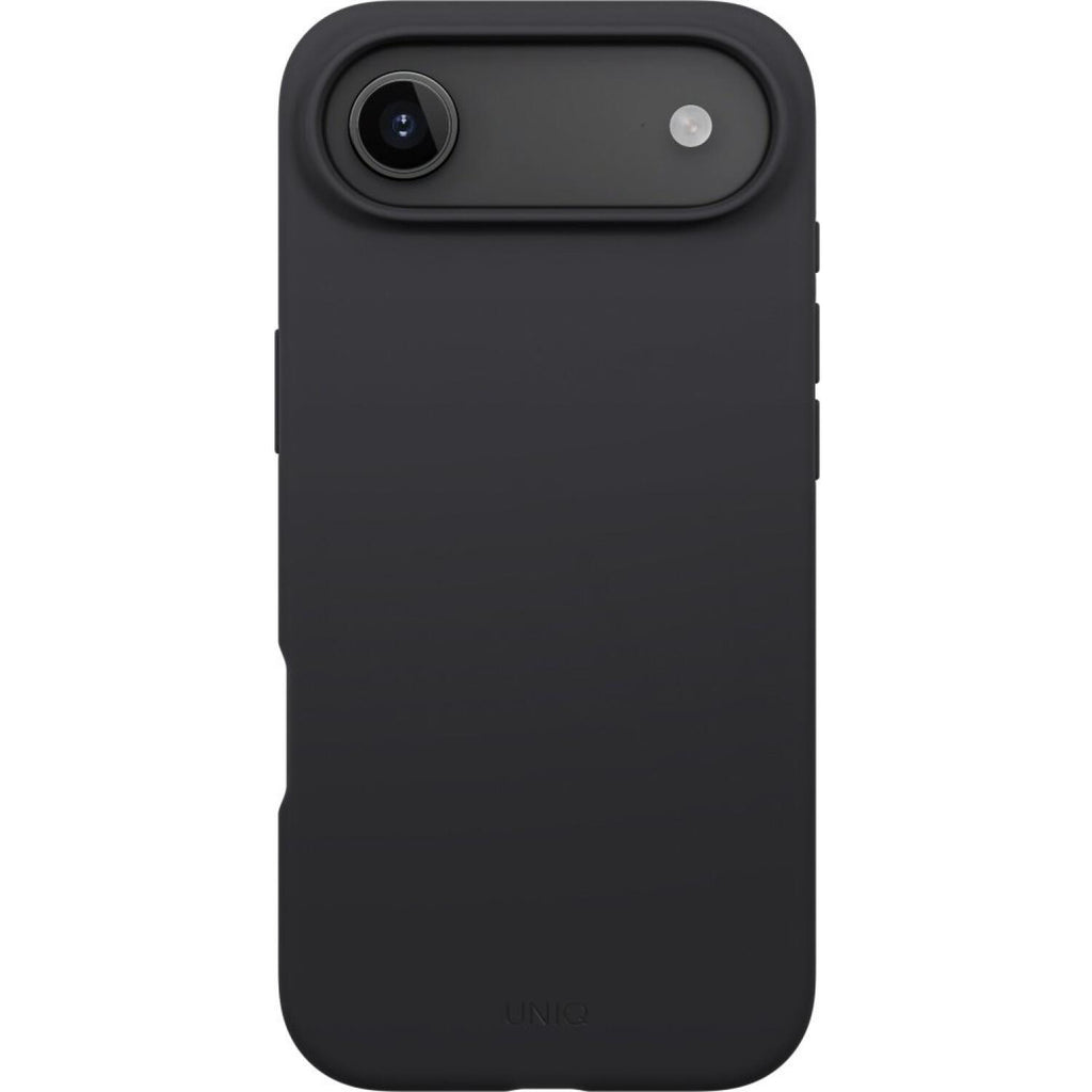 Θήκη iPhone Air Uniq Lino MagClick Ανθεκτική Premium Σιλικόνης με MagSafe - Charcoal Grey (UNIQ-IP6.6(2025)-LINOMCGRY)