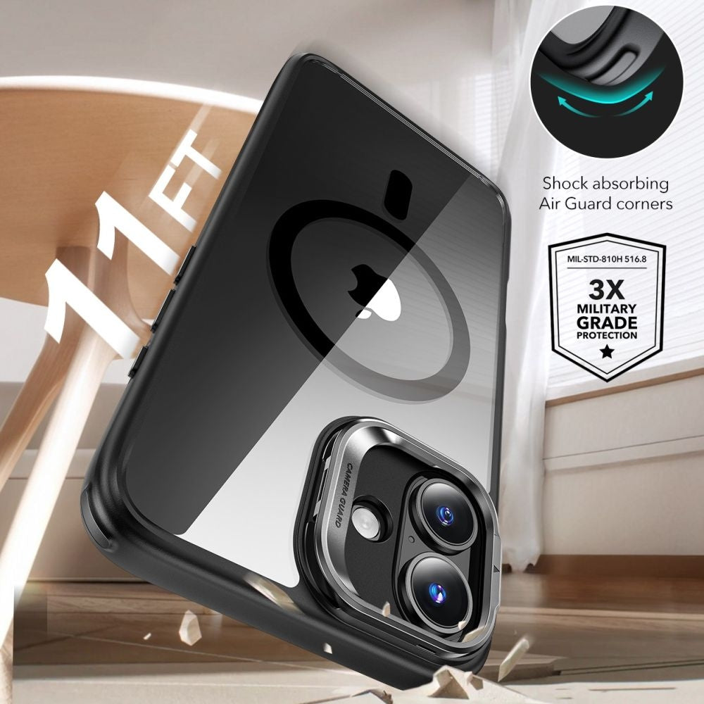 Θήκη & Αντιχαρακτικό Γυαλί Προστασίας Apple iPhone 16 - ESR Classic Hybrid HaloLock with Stash Stand Σετ Ανθεκτική MagSafe & 