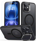 Θήκη & Αντιχαρακτικό Γυαλί Προστασίας Apple iPhone 16 - ESR Classic Hybrid HaloLock with Stash Stand Σετ Ανθεκτική MagSafe & 