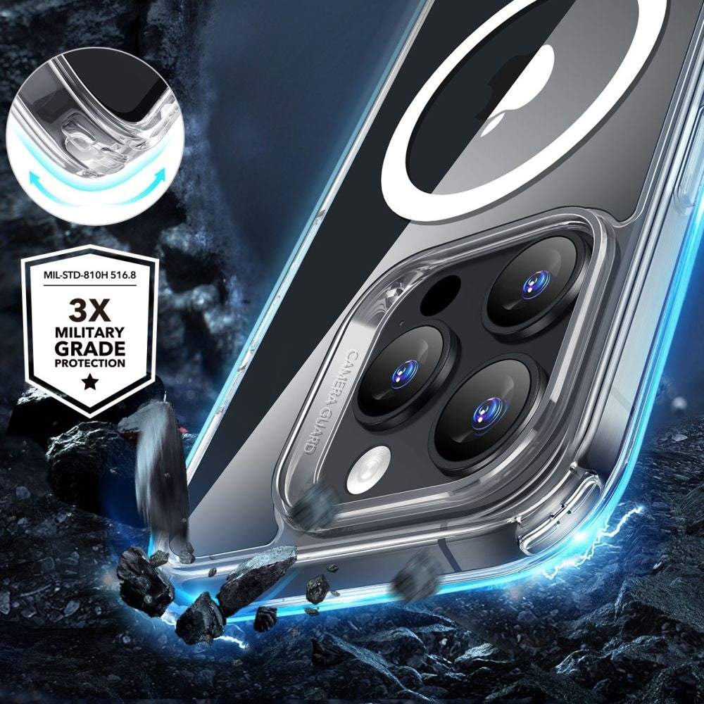 Θήκη & Αντιχαρακτικό Γυαλί Προστασίας Apple iPhone 16 Pro Max - ESR Classic Hybrid HaloLock Σετ Ανθεκτική με MagSafe & Temper