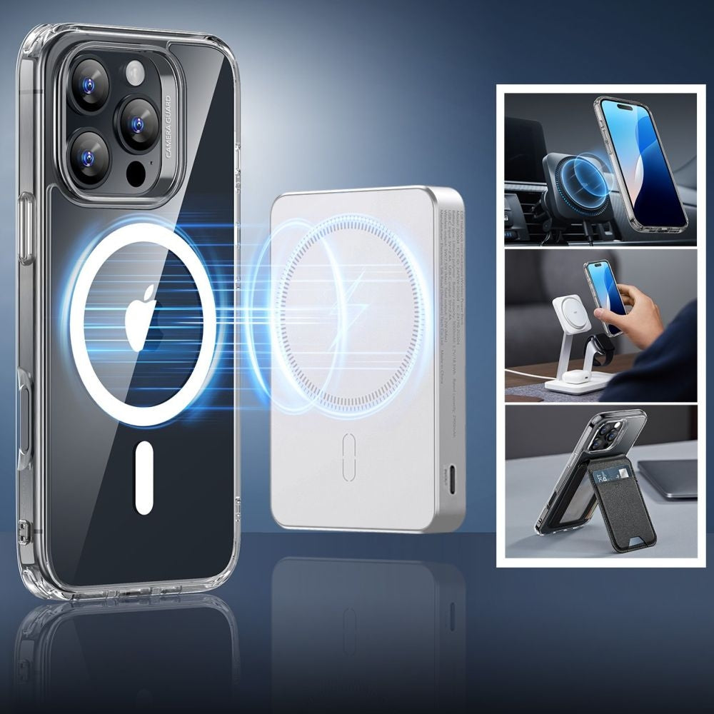 Θήκη & Αντιχαρακτικό Γυαλί Προστασίας Apple iPhone 16 Pro Max - ESR Classic Hybrid HaloLock Σετ Ανθεκτική με MagSafe & Temper