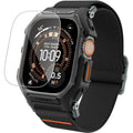 Θήκη & Tempered Glass Apple Watch Ultra 3 / Ultra 2 / Ultra 1 49mm Spigen Lite Fit Pro & Screen Protector Σετ Unibody με Λουρ