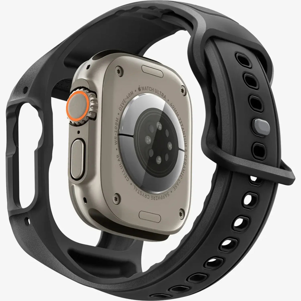Θήκη & Tempered Glass Apple Watch Ultra 3 / Ultra 2 / Ultra 1 49mm Spigen Liquid Air Pro & Screen Protector Σετ Unibody με Λο
