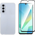Θήκη & Tempered Glass Samsung Galaxy A26 Vivid Set Gelly Case Σετ Διάφανη Σιλικόνης & Full Face Αντιχαρακτικό Γυαλί Προστασία