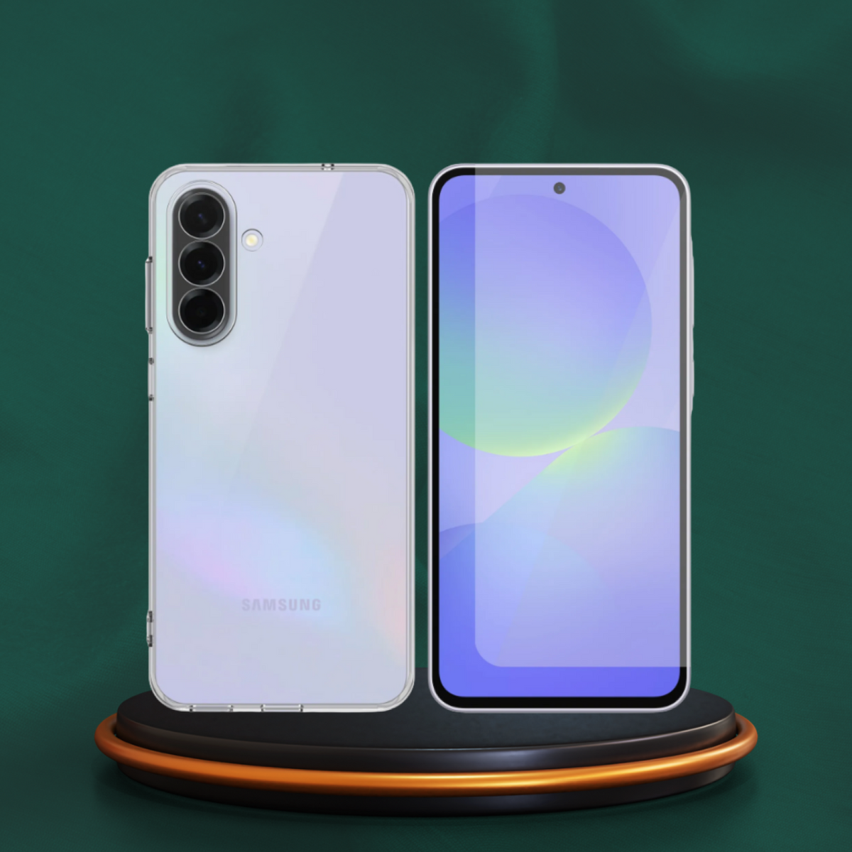 Θήκη & Tempered Glass Samsung Galaxy A37 Vivid Set TPU Clear Case Σετ Διάφανη Σιλικόνης & Αντιχαρακτικό Γυαλί Προστασίας Οθόν